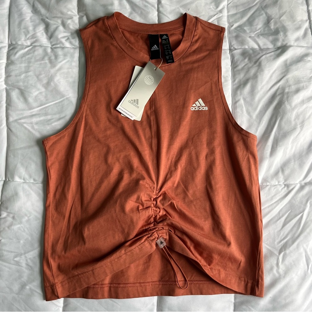 NWT ADIDAS LOGO CINCH TANK
